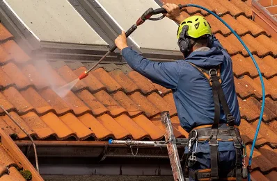 Démoussage et hydrofuge de toiture à Fontainebrux
