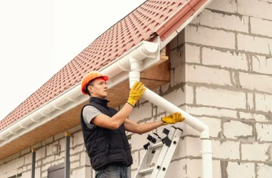 Pose et remplacement de gouttières à Fontainebrux